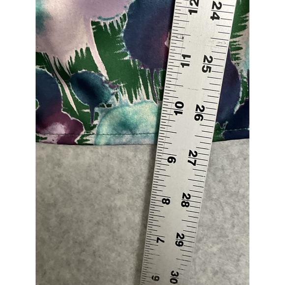 Ann Taylor Loft Women's Tank Top Water Color Print Blouse Top Shirt Size L - Picture 8 of 9